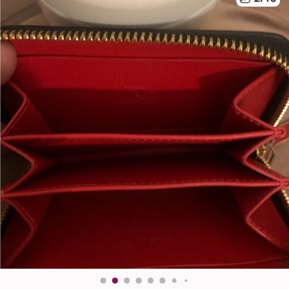 Christian Louboutin Black Wallet with Gold Studs - Picture 2 of 6